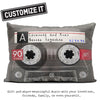 Cassette Tape Transparent - Throw Pillow