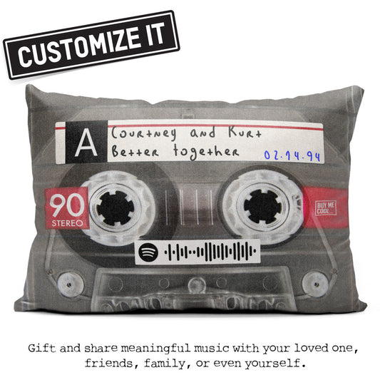 Cassette Tape Transparent - Throw Pillow