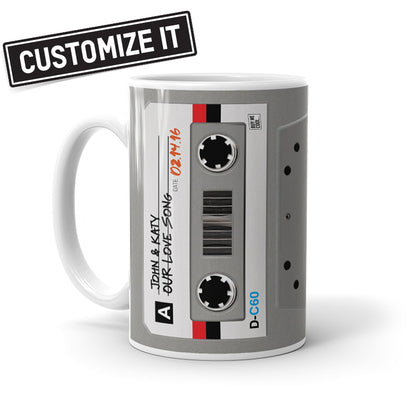 Cassette Tape Grey - Mug