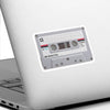 Cassette Tape Grey - Sticker