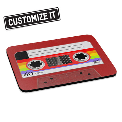Cassette Tape Red - Mousepad