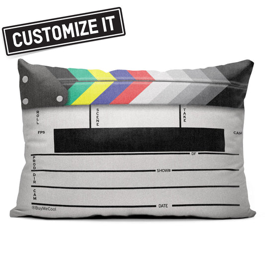 Digital Clapperboard - Throw Pillow