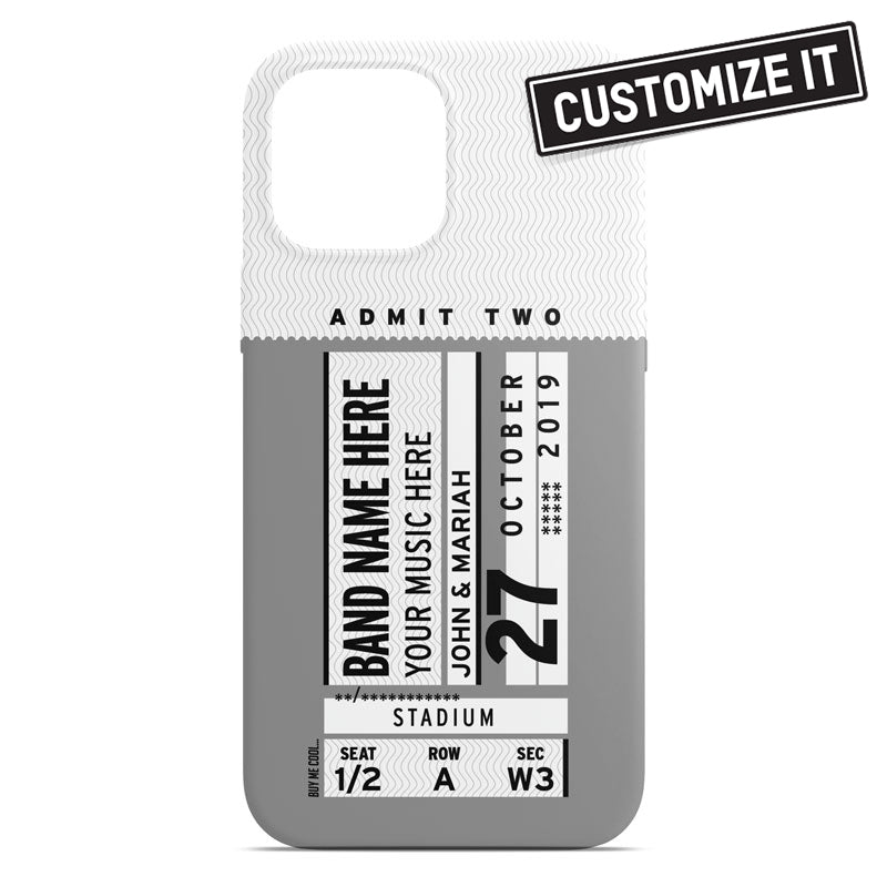 Concert Stub Custom Phone Case buymecool