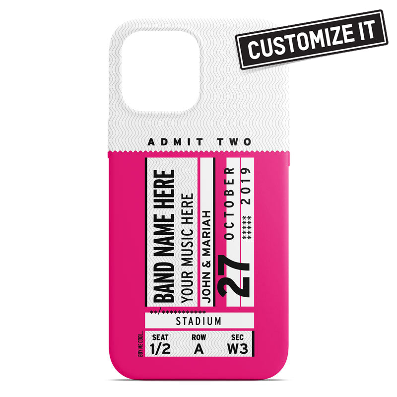 Concert Stub Custom Phone Case buymecool