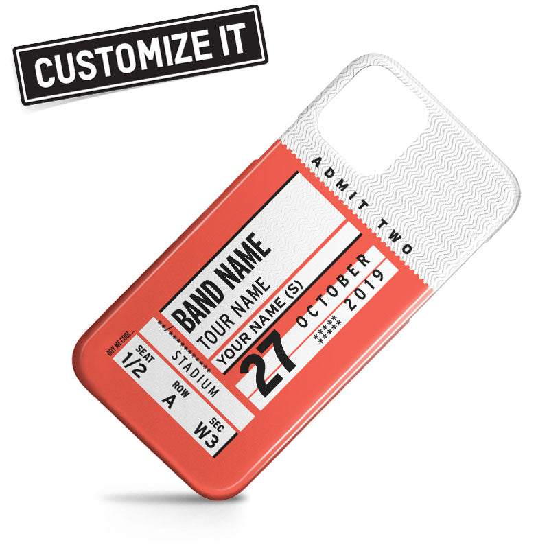 Concert Stub Custom Phone Case buymecool