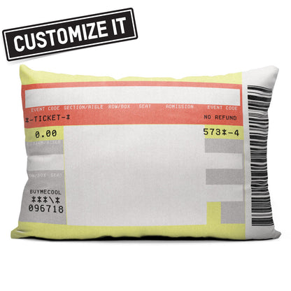 Gig Ticket - Throw Pillow