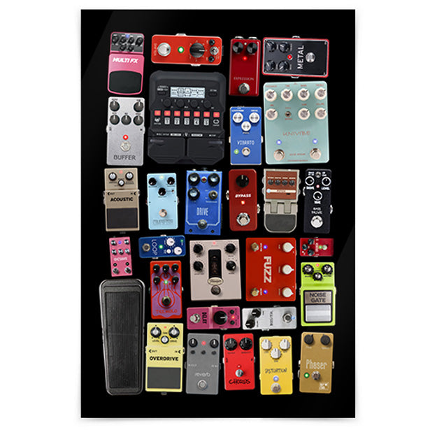Pedal Board - Poster