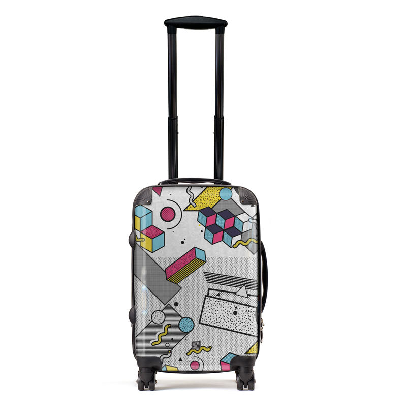 Kids Mickey Mouse Abstract Art Suitcase, Unique Suitcase, Custom Traveling  Luggage 