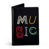 Music Neon Letters - Passport Cover