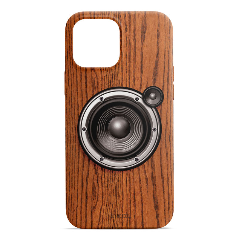 Speaker Wood - Phone Case