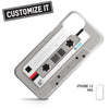 Cassette Tape Gray - Custom - Phone Case