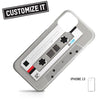 Cassette Tape Gray - Custom - Phone Case