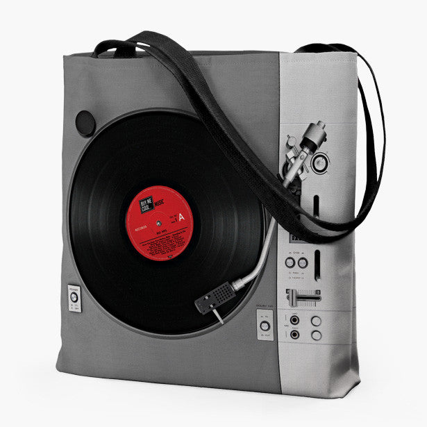 Turntable and Speaker Classic - Tote Bag