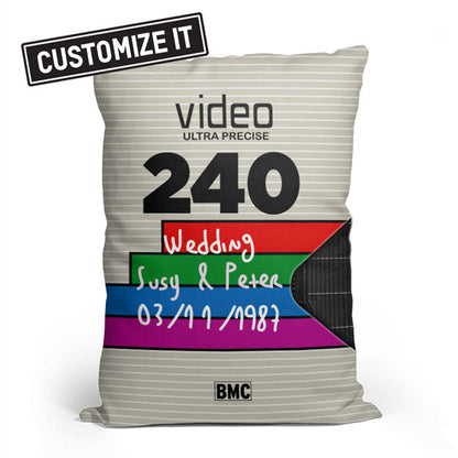 VHS 3 - Throw Pillow