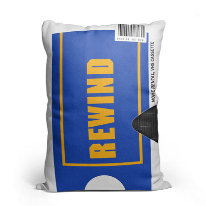 VHS Rewind - Throw Pillow