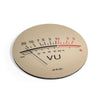 VU Meter - Round Mousepad