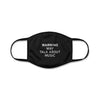 Warning May Talk About Music - Face Mask